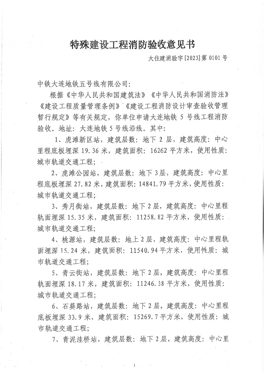 大连地铁5号线消防验收意见书（大住建消验字_2023_第0101号）增加区间_页面_1.jpg