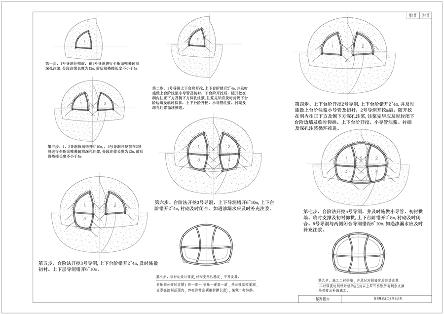 13.隧道_暗挖隧道施工步序设计图.jpg