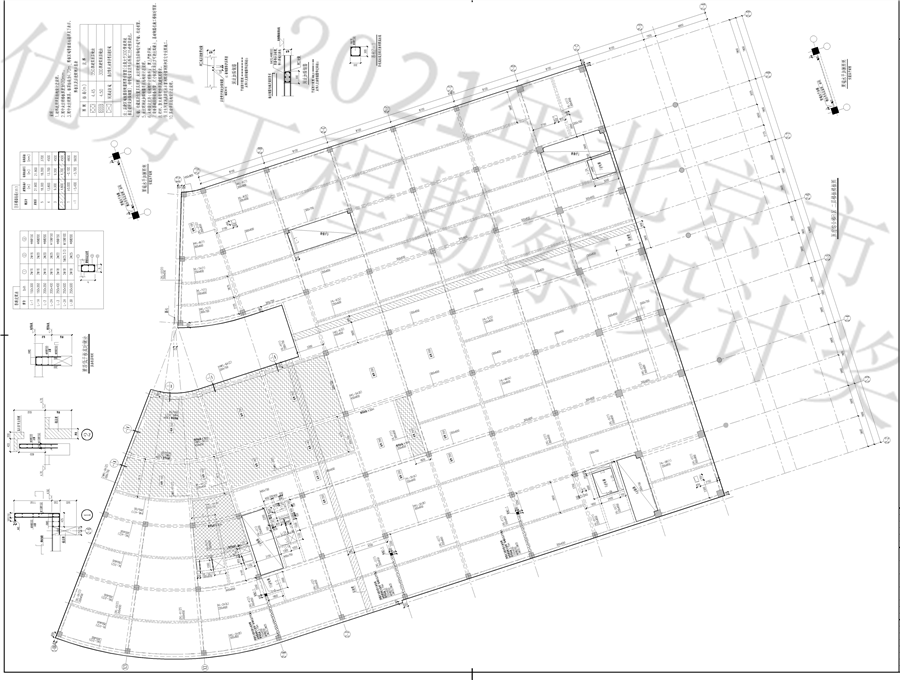 医疗综合楼B区二层楼板模板图.jpg