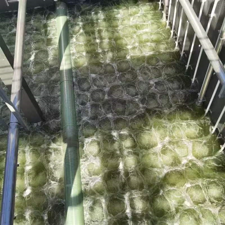 14_高效一体化生物反应器（好氧颗粒污泥生物池）曝气试验.jpg
